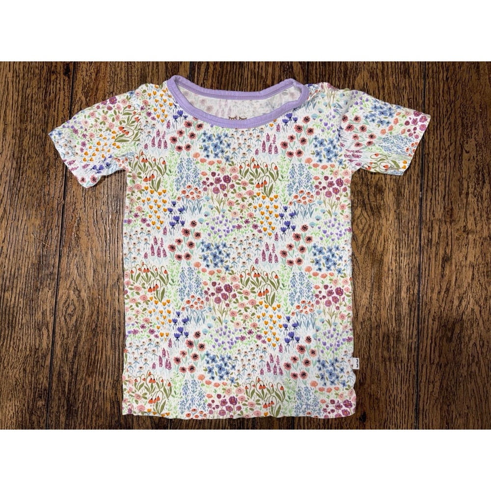 Little Sleepies Flower fields TOP ONLY 4T